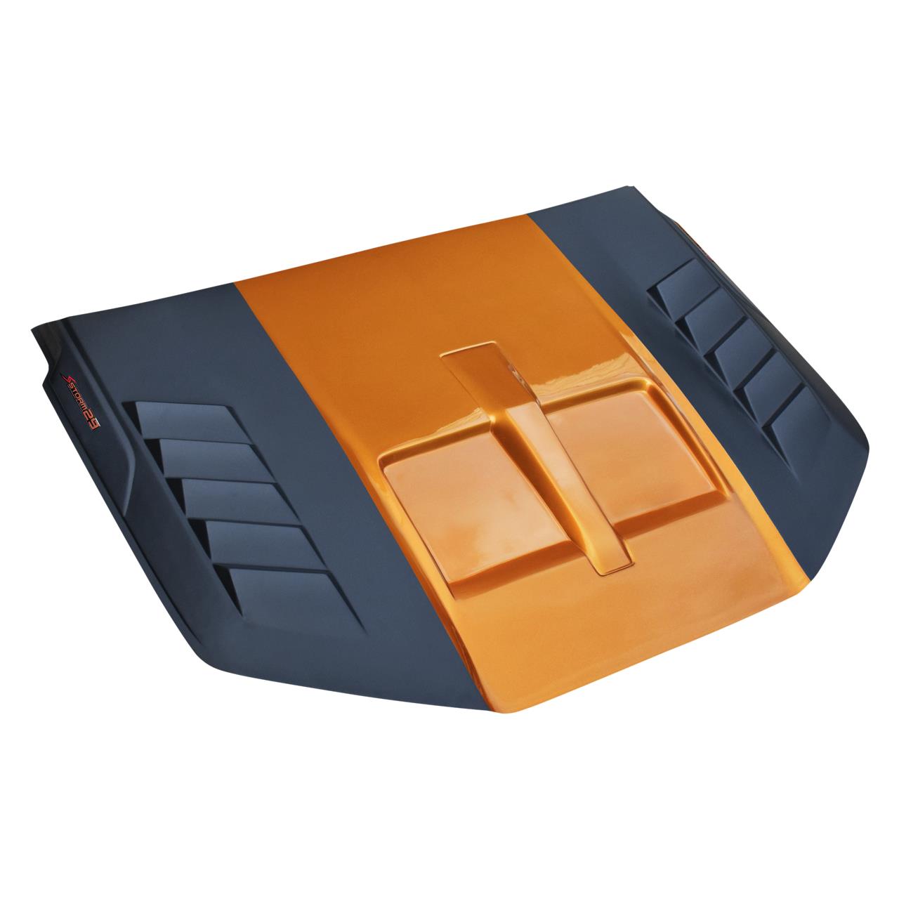 HOOD SCOOP (BIG) CYBER ORANGE/MATTE BLACK (PN4JF/B-8020) (UK)